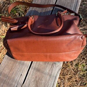 COACH Legacy Mollie Tote 2012 Genuine Leather Camel Rehab/Project Handbag